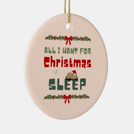 kerstwens keramisch ornament (Rechts)