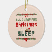 kerstwens keramisch ornament (Links)