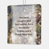 Kerstwens Keramisch Ornament (Links)