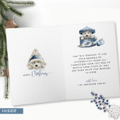 Kerstwens, kersttastie met kerstfeest kaart