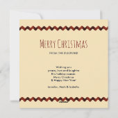 Kerstwens Kind- en Keukenkat-Kerstmis Feestdagenkaart (Achterkant)