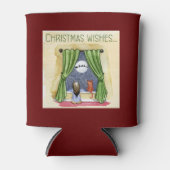 Kerstwens Kute Child & Kitty Cat Xmas Blikjeskoeler (Voorkant)