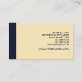 Kerstwens Kute Child & Kitty Cat Xmas Visitekaartje (Achterkant)