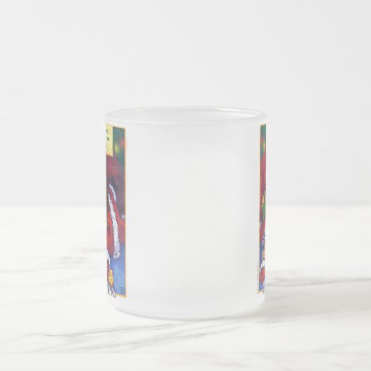 kerstwens matglas koffiemok (Center)