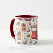 kerstwens mok (Voorkant links)