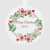 kerstwens ornament (voorkant)