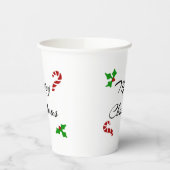 Kerstwens Papieren Bekers (Links)