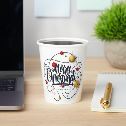 kerstwens papieren bekers (Insitu)