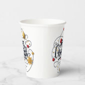 kerstwens papieren bekers (Rechts)