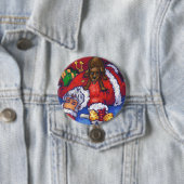 kerstwens ronde button 7,6 cm (In situ)