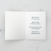 Kerstwens Rood Kardinaal Wife Vriend Feestdagen Kaart (Binnen)