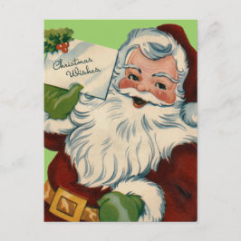 Kerstwens Santa Briefkaart