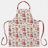 kerstwens schort (Voorkant)