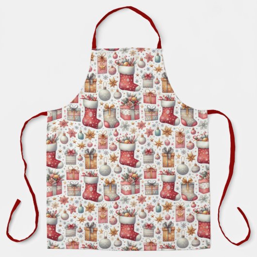 kerstwens schort (Voorkant)