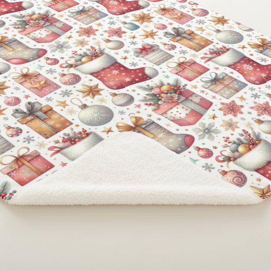 kerstwens sherpa deken (3/4)