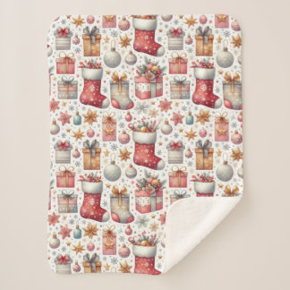 kerstwens sherpa deken