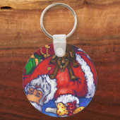 kerstwens sleutelhanger (Voorkant)