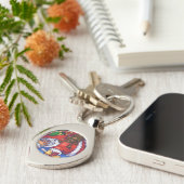 kerstwens sleutelhanger (Zijkant)