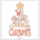 kerstwens sticker (Vel)