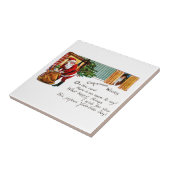 kerstwens tegeltje (Zijkant)