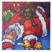 kerstwens tegeltje (Voorkant)