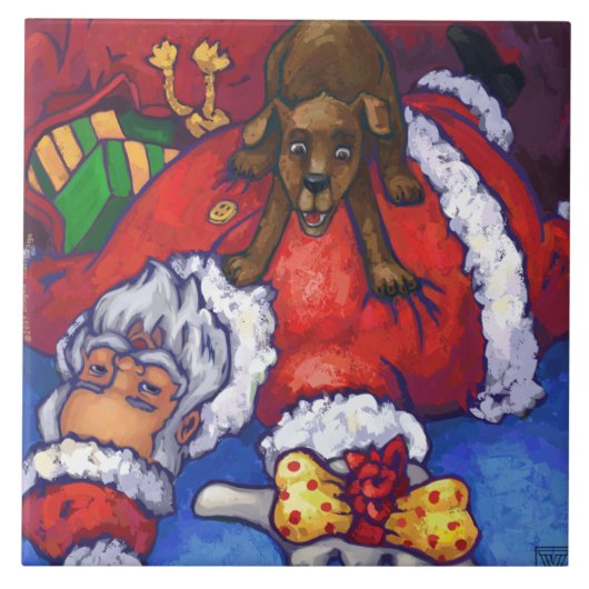 kerstwens tegeltje (Voorkant)