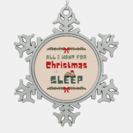 kerstwens tin sneeuwvlok ornament