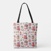 kerstwens tote bag (Achterkant)