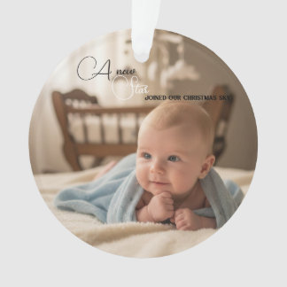 Kerstwens voor de allereerste kerst van uw baby ornament