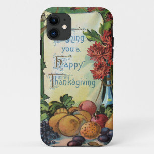 Kerstwens Wensbot Wijnrank Vaas Bloemen Case-Mate iPhone Case