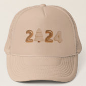 Kerstwensen 2024 Feest van de Seizoenen Trucker Pet (Voorkant)
