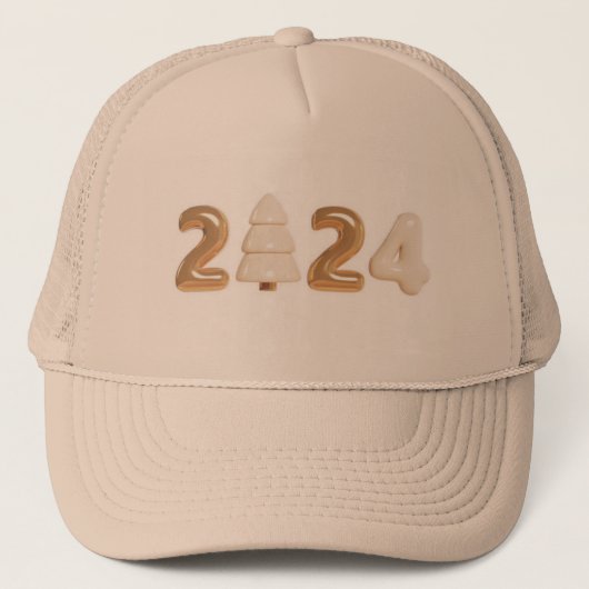 Kerstwensen 2024 Feest van de Seizoenen Trucker Pet (Voorkant)