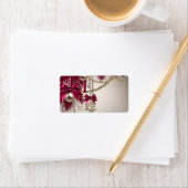 Kerstwensen Adreslabels voor kerstkaarten Etiket (Insitu)