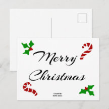 Kerstwensen Ansichtkaart