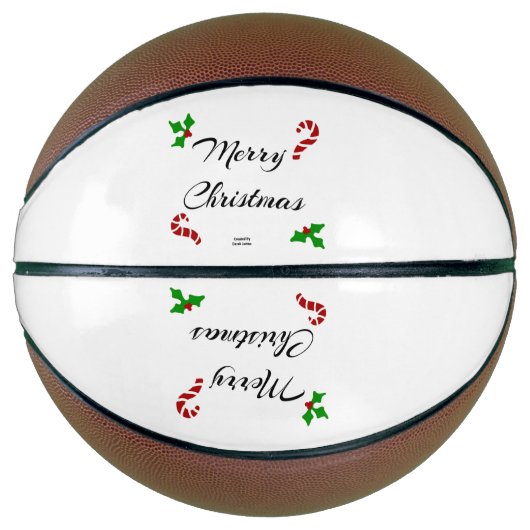Kerstwensen Basketbal (Voorkant)
