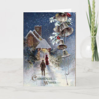 Kerstwensen Blank Wenskaart Feestdagen Kaart