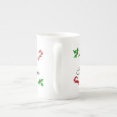 Kerstwensen Bone China Mok (Achterkant)