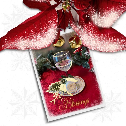 Kerstwensen briefkaart