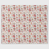 Kerstwensen Cadeaupapier (Vlak)
