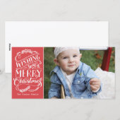 Kerstwensen Collectie Feestdagenkaart (Voorkant / Achterkant)