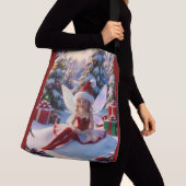 Kerstwensen  crossbody tas (Dichtbij)