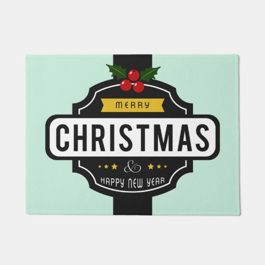 Kerstwensen deurmat (Voorkant)