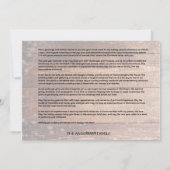 Kerstwensen en nieuwjaarskusjes feestdagenkaart (Achterkant)