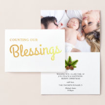 Kerstwensen | Familie Foto Goud