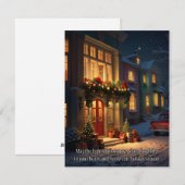 KERSTWENSEN FEESTDAGENKAART (Voorkant / Achterkant)