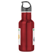 Kerstwensen Gedrukte Verrassing 18 oz grootte Nice Waterfles (Achterkant)