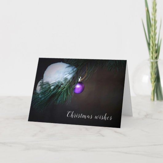 kerstwensen gevuld met liefde feestdagen kaart (Voorkant)