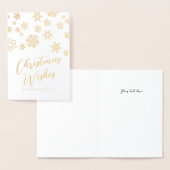 Kerstwensen Goud Folie Kaarten (Display)