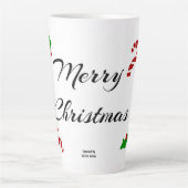 Kerstwensen Grote Latte Mok (Voorkant)
