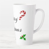 Kerstwensen Grote Latte Mok (Rechts)